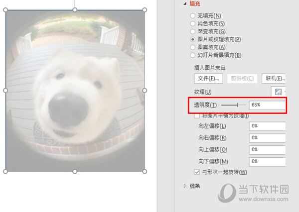 PPT2016设置图片透明度